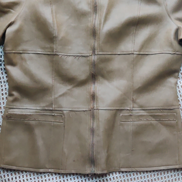 Women's Reversible Leather Coat - Picture 3 of 15